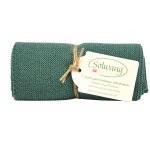 Handtuch/Gästetuch  dunkel petrol 100% Bio-Baumwolle